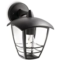 Los mejores  - Philips MyGarden Creek Aplique de exterior- con brazo- casquillo gordo E27- bombilla no incluida- 24 cm- negro